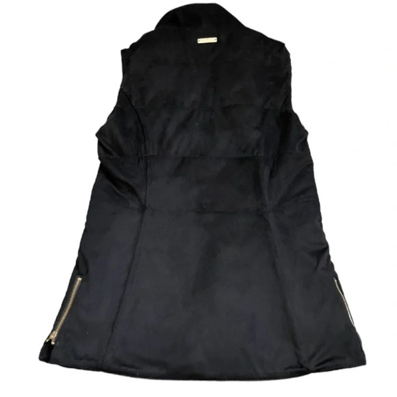 Lilly Pulitzer Vest Womens XXS Black Skyden Reversible Golf Suede Sherpa Sporty - Picture 9 of 15
